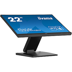 iiyama ProLite T2254MSC-B1AG, LED monitors - 22 - melns, FullHD, IPS, skārienekrāns