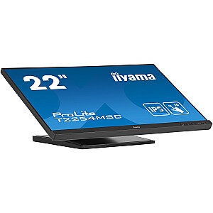 iiyama ProLite T2254MSC-B1AG, LED monitors - 22 - melns, FullHD, IPS, skārienekrāns