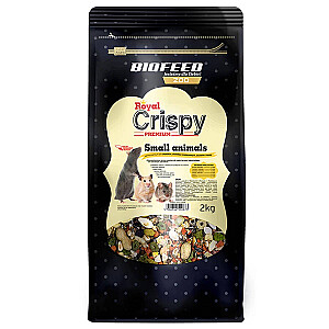 BIOFEED Royal Crispy Premium - granulas mazajiem grauzējiem - 2kg