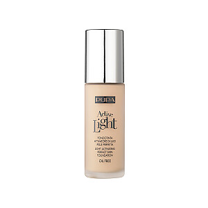 PUPA Active Light Perfect Skin Foundation Nesatur eļļu sejas krēms SPF10 011 30 ml