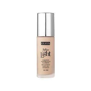 PUPA Active Light Perfect Skin Foundation veido pagrindas be aliejaus SPF10 020 30 ml