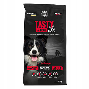 BIOFEED Tasty Life Medium &amp; Large Говядина - сухой корм для собак - 15 кг