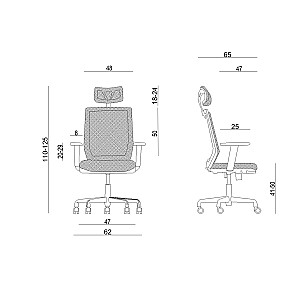 Ergonomisks biroja krēsls ESTA melns