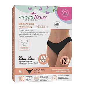 MASMI Reuse Modernās menstruālās biksītes L izmērs 1 gab.