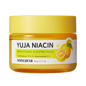 SOME BY MI Yuja Niacin Miracle Brightening Night Mask miega maska 60g