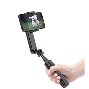 Wooco L09 3in1 Gimbal Statīvs ar 1-Ass Stabilizāciju / LED