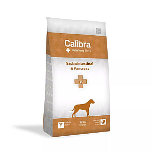 KALIBRA Veterinary Diets Gastro and Pancreas - suņu barība - 12 kg