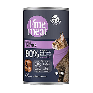 Влажный корм для кошек PET REPUBLIC Fine Meat Turkey - 400г