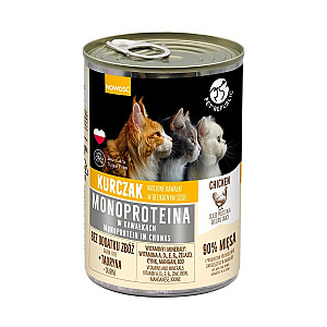 PET REPUBLIC Monoprotein Vistas gaļa mērcē - mitrā barība kaķiem - 400g