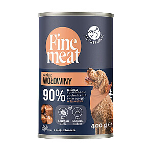 PET REPUBLIC Fine Meat Liellopu gaļas ēdiens - mitrā barība suņiem - 400g