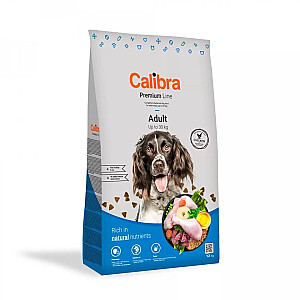 CALIBRA Premium Line Adult Chicken - sausā suņu barība - 12kg