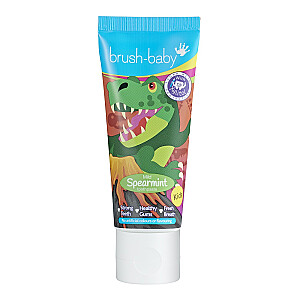 Dantų pasta BRUSH BABY Dino vaikams nuo 3 metų Mėtų 50ml