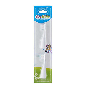 BRUSH BABY Heads for Go Kids sonic zobu birstes 2 gab.