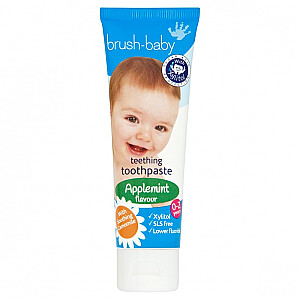 Zobu pasta BRUSH BABY zobu pasta bērniem no 0 līdz 2l Apple-Mint 50ml