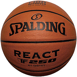 Basketbola bumba Spalding React TF-250 Logo Fiba 76967Z