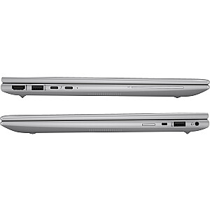 HP ZBook Firefly 14 G9 Intel® Core™ i5 i5-1240P Мобильная рабочая станция 35,6 см (14 дюймов) WUXGA 16 ГБ DDR5-SDRAM 512 ГБ SSD Wi-Fi 6E (802.11ax) Windows 11 Pro Silver