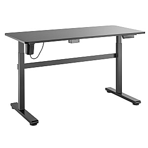 Ergo Office elektriskais rakstāmgalds, regulējams augstums, pelēks, maksimālais augstums 118cm, 50kg - ar galda virsmu sēdošam darbam, ER-434