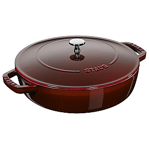 Staub dziļā panna ar vāku - 28 cm, Grenadine