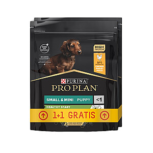 PURINA Pro Plan small&mini adult kurczak z ryżem - sucha karma dla psa - 700g + 700g