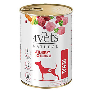 4VETS NATURAL - Renal Jaunums suņiem 400g