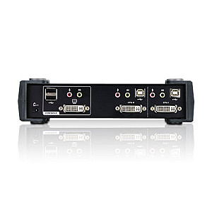 Przełącznik KVMP USB DVI/Audio CS-1762A