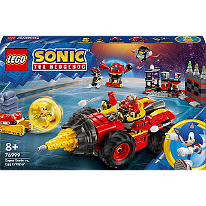 LEGO Sonic the Hedgehog Super Sonic против olu urbjmašīna (76999)