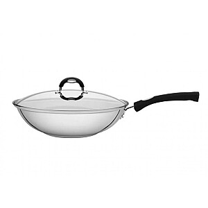 SOLAR SILICONE WOK PANNA 28CM, 3.3L, AR VĀKU, NER.TĒR., INDUKCIJAI, Tramontina