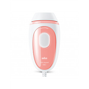 Braun | PL1000 Silk-expert Mini IPL | Epilator | Operating time (max)  min | Bulb lifetime (flashes) 300.000 | Number of power levels 3 | White/Pink