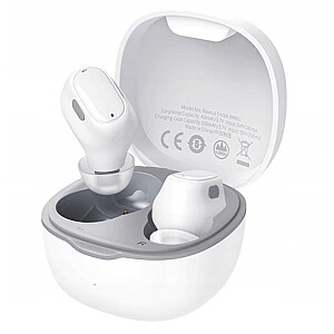 Baseus NGWM01-02 Airpods Bluetooth 5.0 stereo austiņas ar mikrofonu (MMEF2ZM/A) baltas