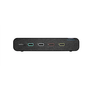 Belkin Universal 2nd Gen Secure KVM Switch, 4-Port, Dual Head, No CAC