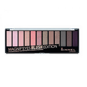 Akių šešėlių paletė RIMMEL Magnif&#39;Eyes Palette cieni 002 Blush Edition 14,16 g