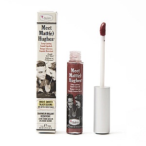 THE BALM Meet Matte Hughes noturīga šķidra lūpu krāsa Chaeming 7,4 ml