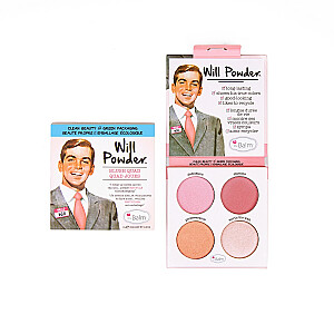 THE BALM Will Powder Blush Quad skaistalų paletė 10g