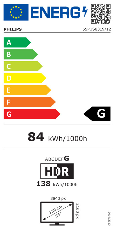 Philips 55PUS8319/12 55" (139cm) 4K UHD LED Ambilight TV