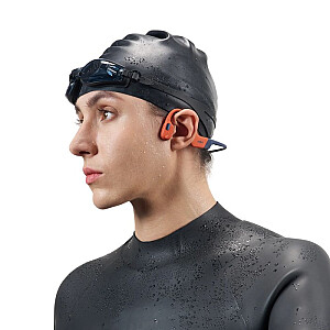 SHOKZ OpenSwim Pro austiņas bezvadu kakla siksna sporta Bluetooth melns, sarkans