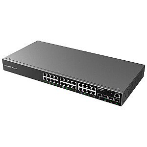 Pārvaldīts slēdzis Grandstream GWN 7803 24GE 4SFP L2+