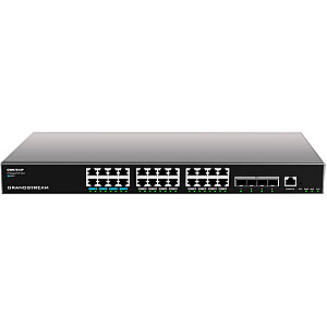 Grandstream tīkli GWN7813P tīkla slēdzis pārvaldīts Gigabit Ethernet L3 (10/100/1000) Power over Ethernet (PoE) pelēks