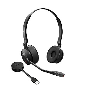 JABRA ENGAGE 55 MS STEREO USB-A/zemas jaudas EMEA/APAC