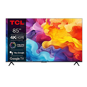 TCL 85V6B TV 2,16 m (85 collas) 4K Ultra HD viedtelevizors Wi-Fi melns