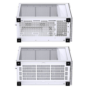 Jonsbo D41 MESH ekrāna ATX korpuss, rūdīts stikls - balts