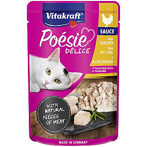 VITAKRAFT Poésie Delice Gaļas izvēle - mitrā kaķu barība - 6 + 1 x 85 g