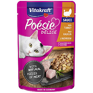 VITAKRAFT Poésie Delice Gaļas izvēle - mitrā kaķu barība - 6 + 1 x 85 g