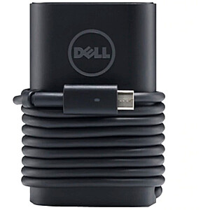 Dell USB-C 65 W barošanas adaptera (EURO) barošanas avots (melns)