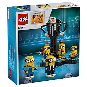 LEGO Minions 75582 Грю и кирпичные миньоны