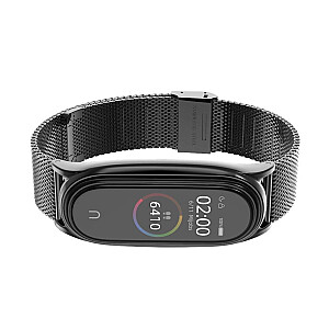 Tech-Protect MilaneseBand siksniņa Xiaomi Mi Smart Band 5 | 6 | 6 NFC - melna