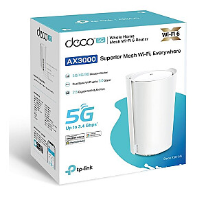 Brama sieciowa Deco 5G domowego systemu Mesh Wi-Fi 6 X50-5G(1-pak) AX3000