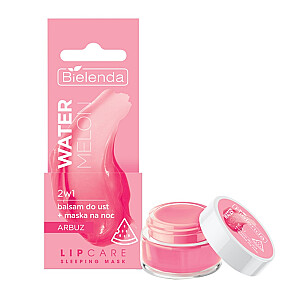 BIELENDA Lip Care Ночная маска 2в1 бальзам для губ + ночная маска Арбуз 10г