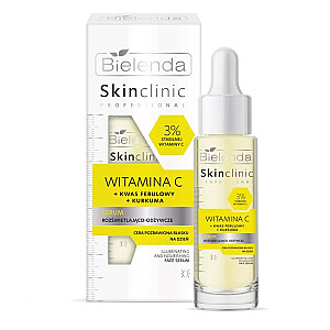 BIELENDA Skin Clinic Professional šviesinantis ir maitinantis serumas su vitaminu C 30ml