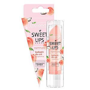 BIELENDA Sweet Lips бальзам для губ стик Персик + Ши 3,8г