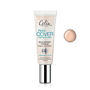 CELIA Hydro Cover Perfect Look ilgalaikis padengimas ir drėkinamasis pagrindas 102 Sand 30 ml